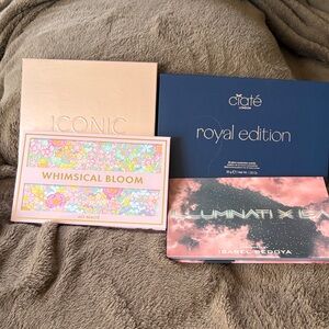 Lot of 4 eyeshadow palettes brand names